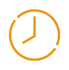 orange clock icon