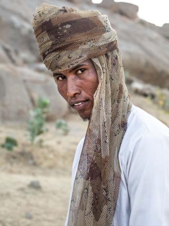 Portrait of a man in Sahel region