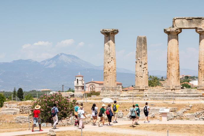 Transform participants visited ancient Corinth in Greece