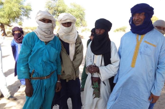 Angehörige der Volksgruppe der Tuareg