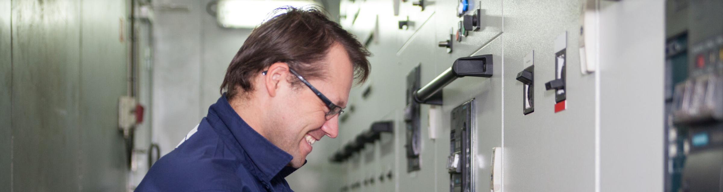 Veracruz, Mexico :: Ralf Riemann (Germany) tests recently donated safety equipment.