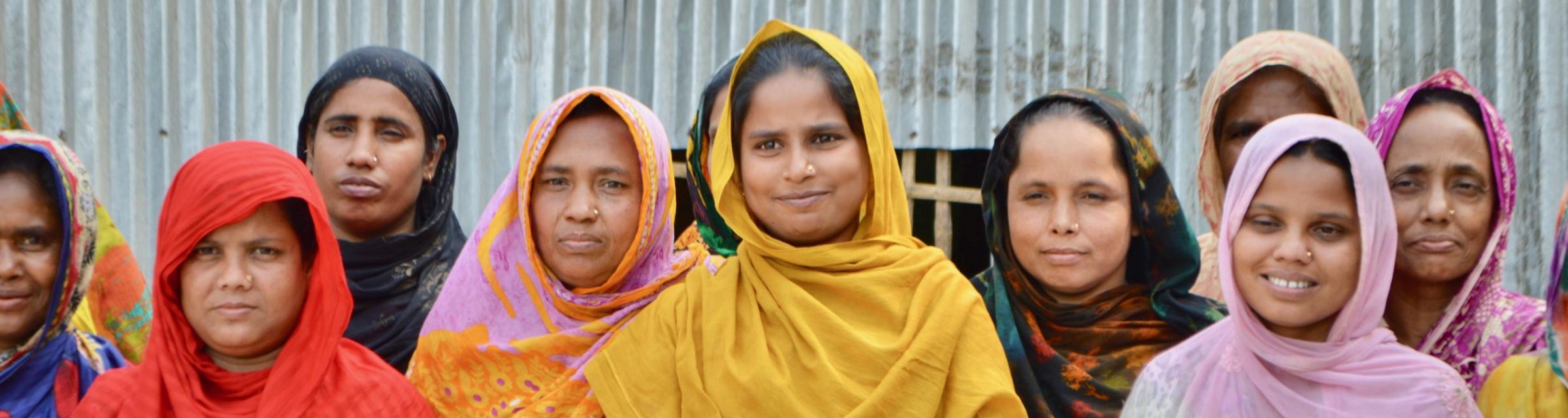 “We couldn’t read our children’s school papers before but now that we are learning to read, we can help them,” women’s literacy programme students say when asked why they are studying in a village school in Bangladesh.