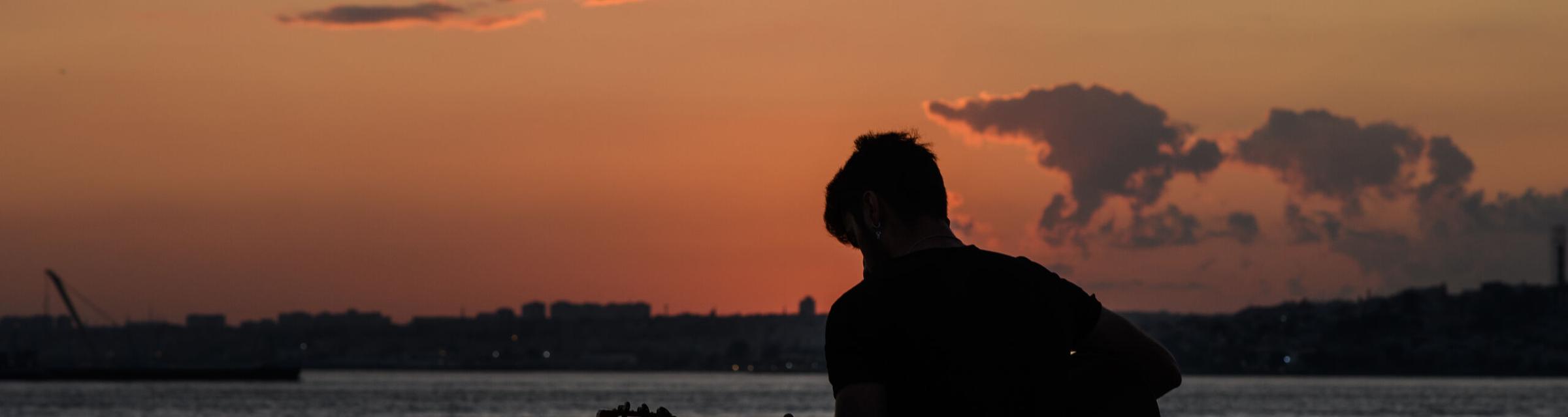 Silhouette of young turks in Turkey.  Photo by Garrett N