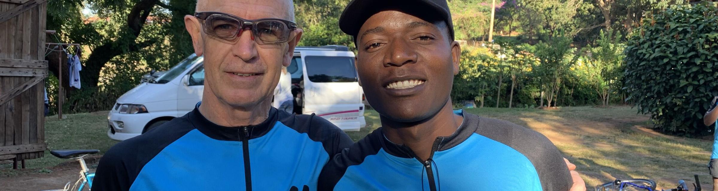 Van Zyl during Ride 2 Transform Malawi (R2TM). R2TM is a seven-day cycling trip through Malawi with the purpose of praying for and ministering to the unreached people groups living there.
