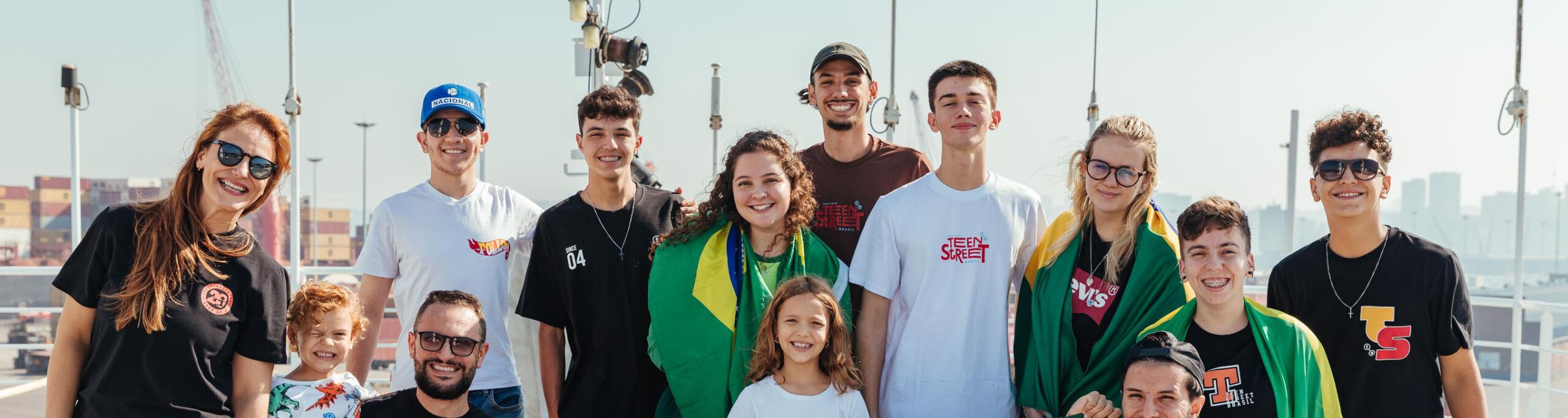 Durban, South Africa :: A fresh intake of crewmembers from Brazil begin their service on board Logos Hope.