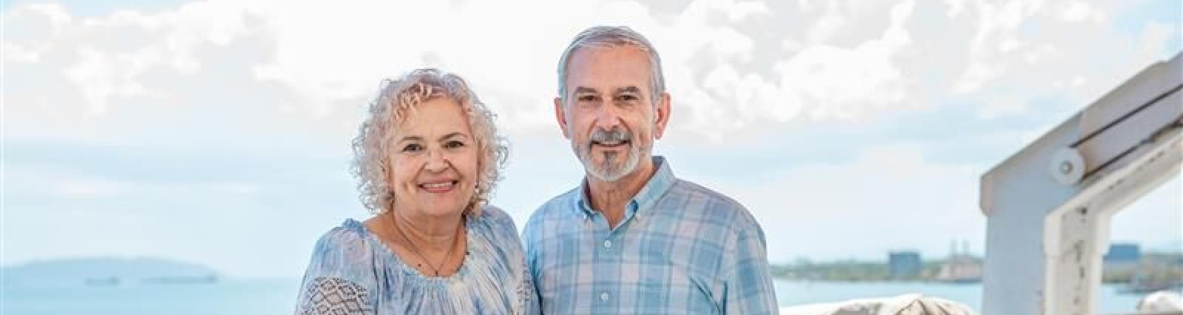 Ships :: Logos Hope Director Decio De Carvalho (Brazil) and his wife Elba (Puerto Rico)
