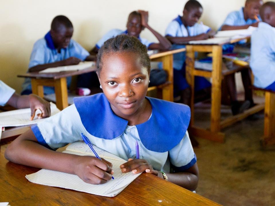 Schüler in Afrika