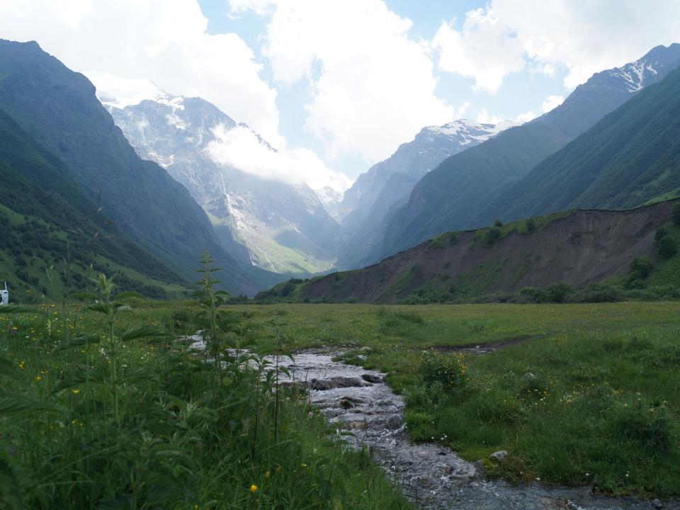 Landscape of North Caucasus (Russia).