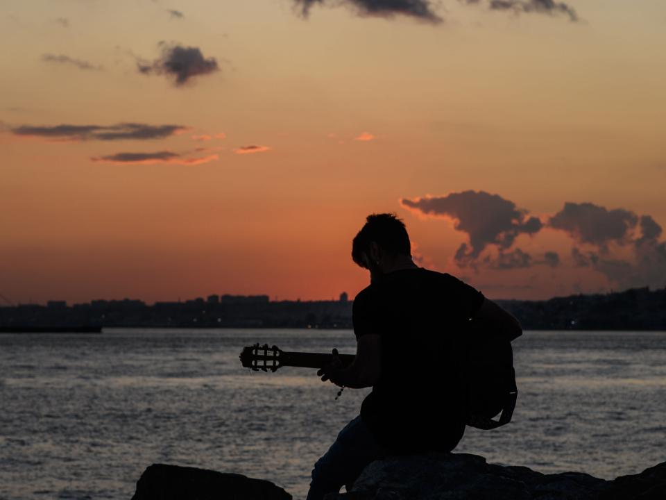 Silhouette of young turks in Turkey.  Photo by Garrett N