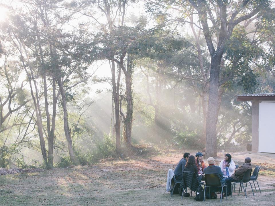 People gathered for a Bible study in South Africa. Photo by Doseong Park.