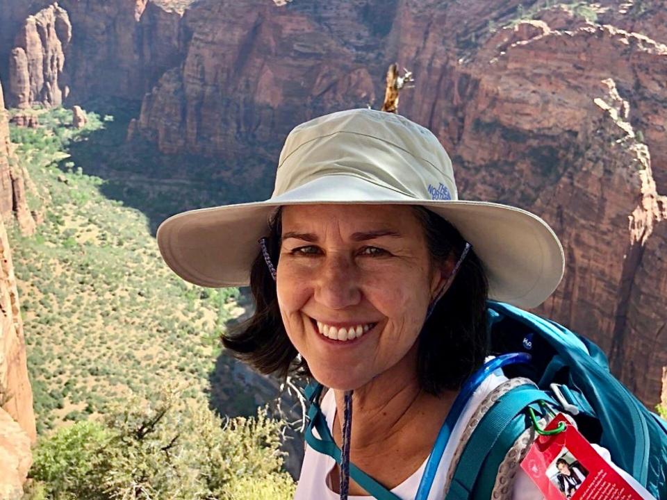 Laura Wagner participated in a Freedom Challenge USA hike in Utah in 2018.