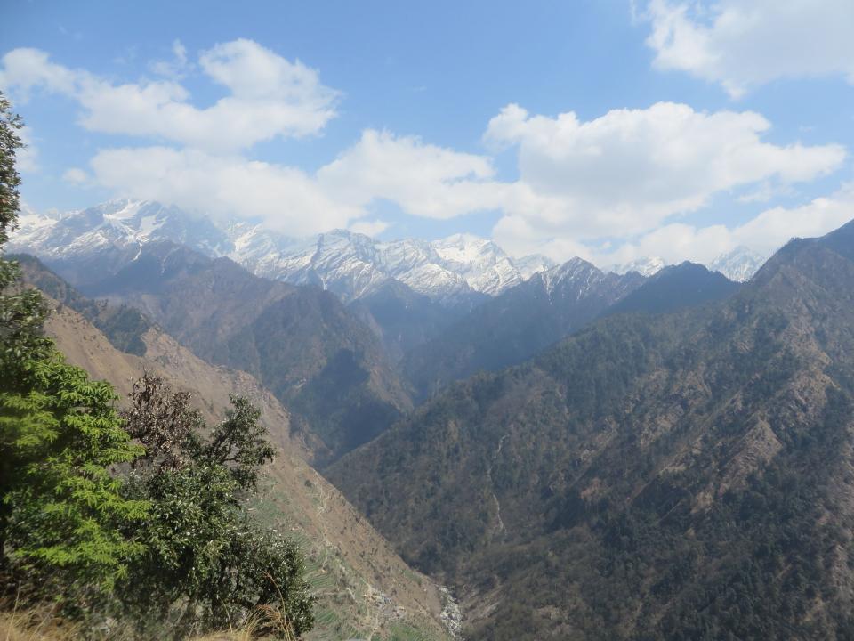 The Himalayas are a mountain range that span across Asia, separating the Indian subcontinent from the Tibetan Plateau.