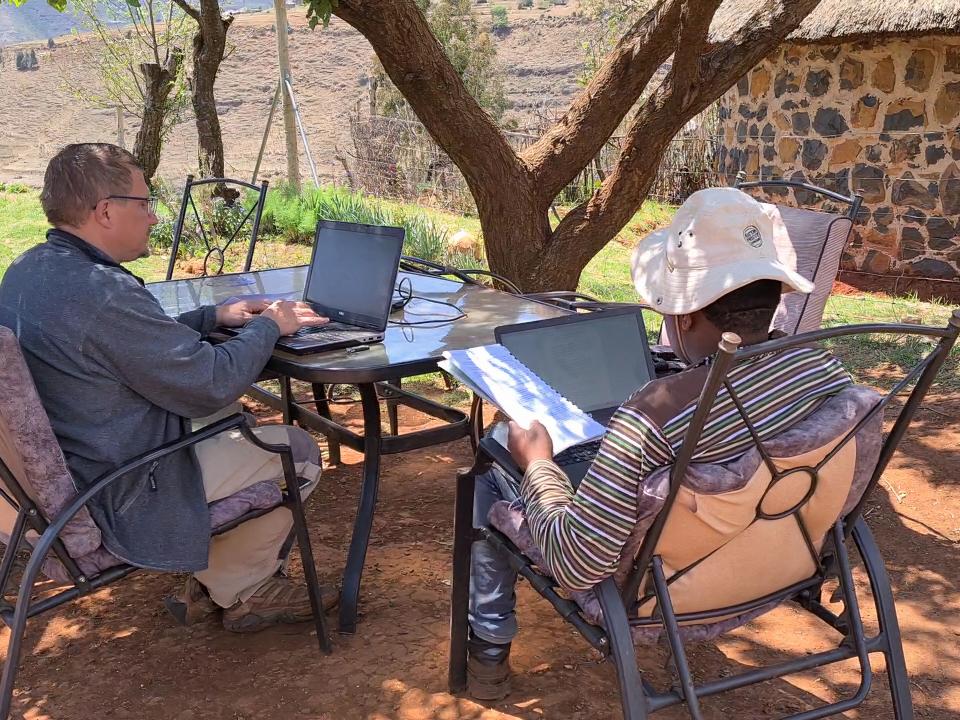 Serve in Lesotho as an administrative person.