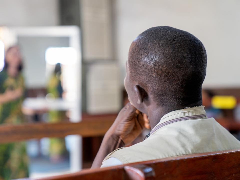 A business training takes place in West Africa. The training is based on biblical values – though the participants are often not Jesus followers. Photo by Rebecca Rempel.