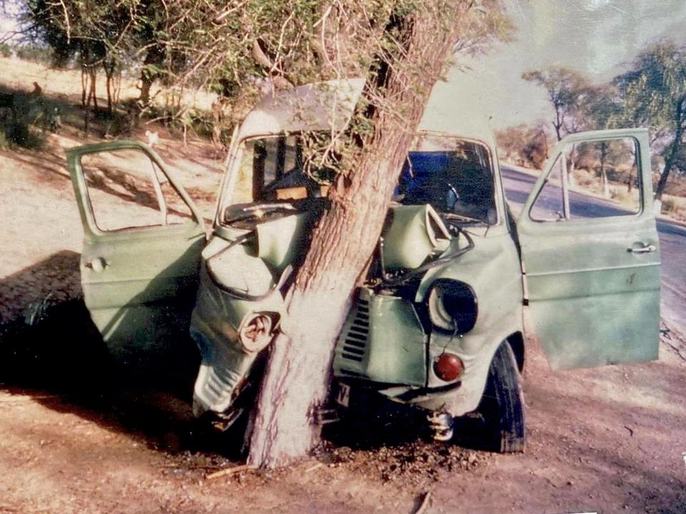 Alvin Ngo and his team were involved in an accident in South Asia while on outreach in 1984.