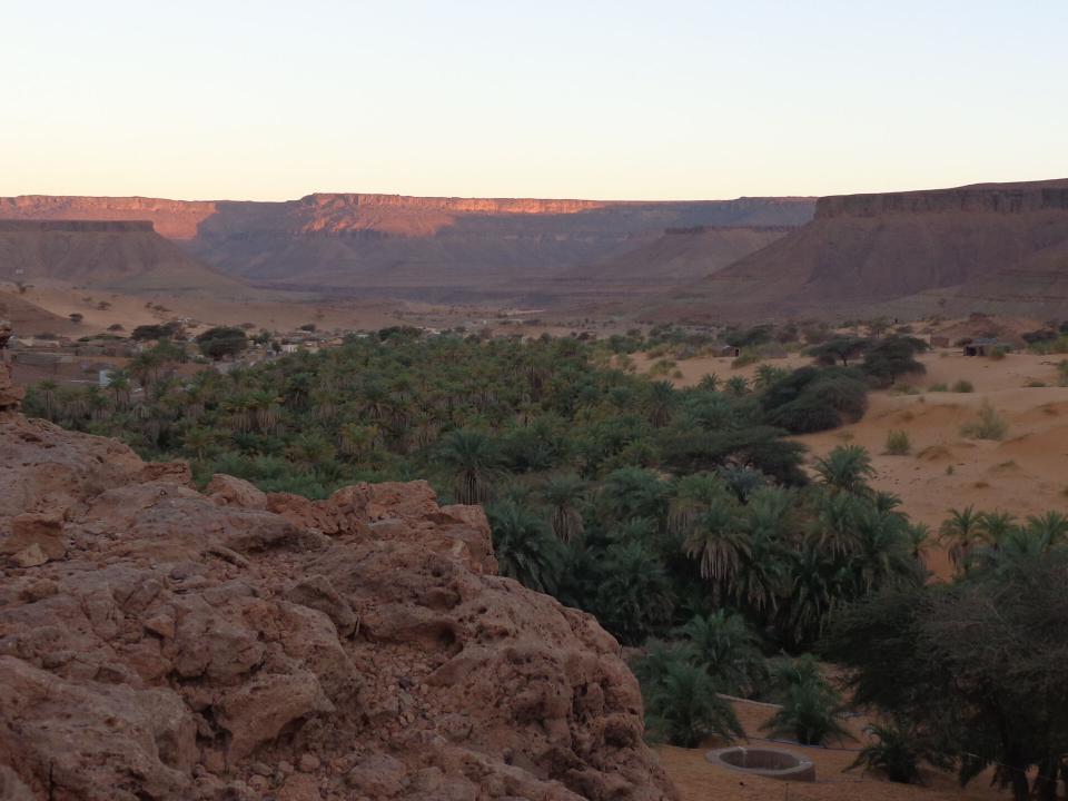 Landscape in North Africa.