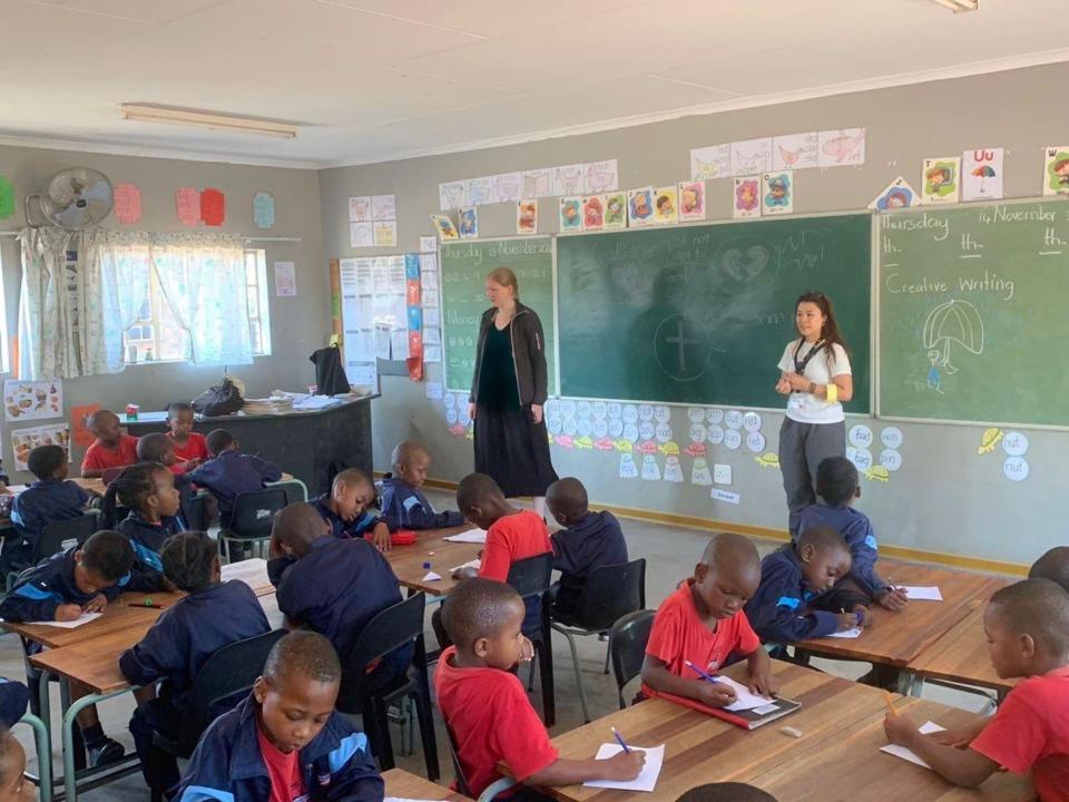 Talea (Germany) participated in REACH in South Africa and completed the children's ministry elective with Ichnos.