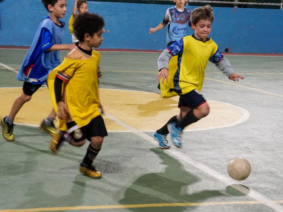 Agape ministry in Brazil, Children soccer ministry. Photo by Cami Babativa