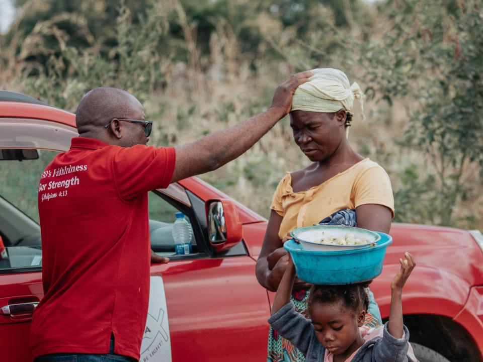 Ride to Transform Malawi outreach reaching out to Yao Muslim community. Photo by Chris Zuze
