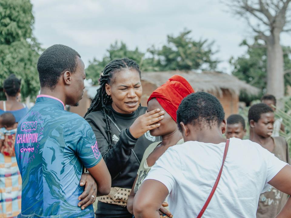 Ride to Transform Malawi outreach reaching out to Yao Muslim community.