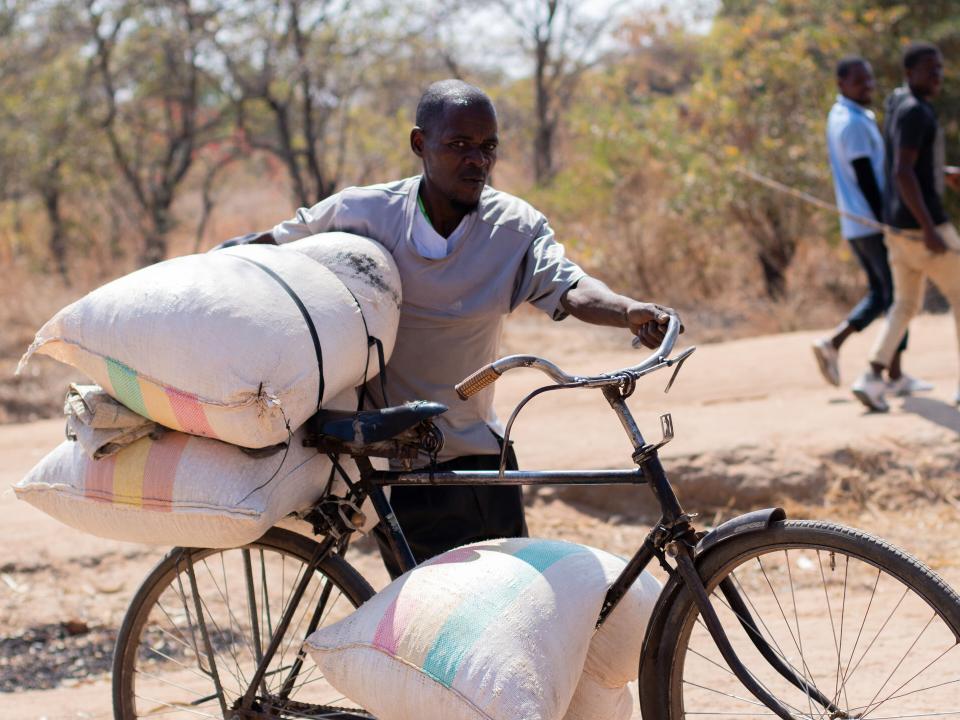 Giving relief support to the local churches in times of hunger crises in Malawi. Photo by Chris Zuze