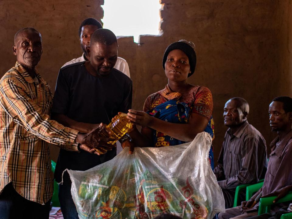 Giving relief support to the local churches in times of hunger crises in Malawi. Photo by Chris Zuze