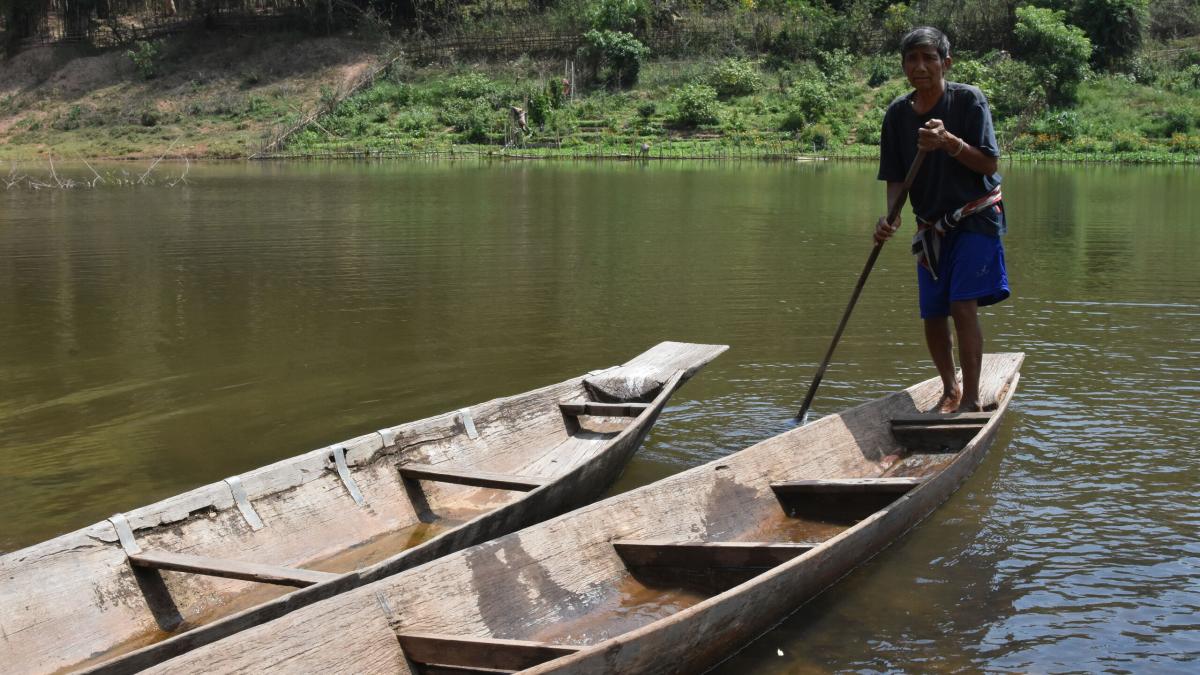 Life in South East Asia is full of color. Fish, fishing and boats are all a big part of many peoples' source of income along the many rivers in the area. Photo by Ellyn Schellenberg.