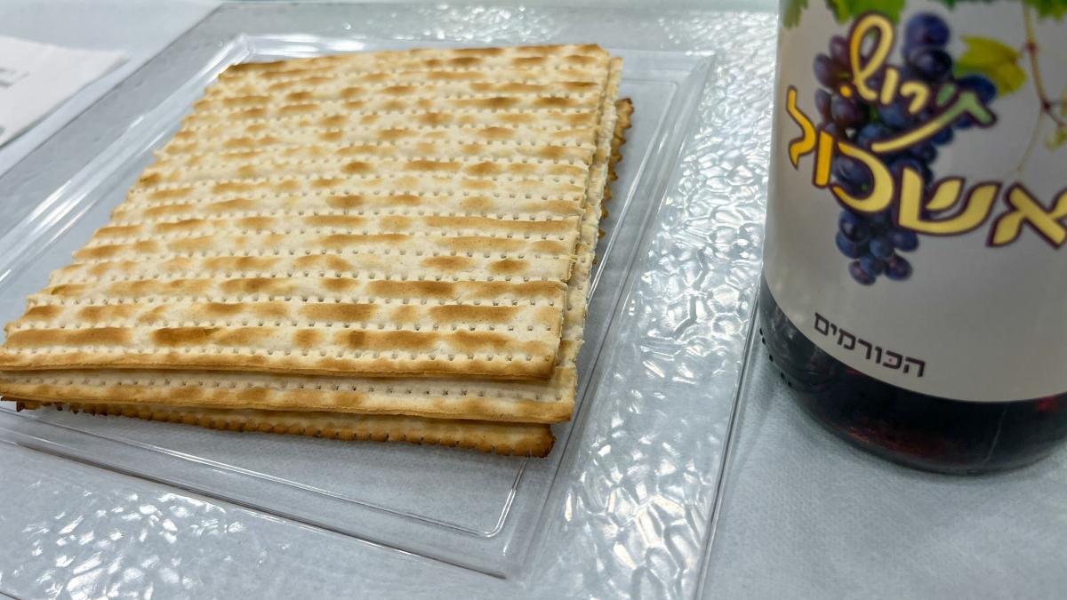 The traditional Seder programme that is read at every Passover meal. Photo by Kate Toretti.