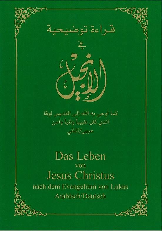 Cover des Arabisch/Deutschen Lukasevangelium