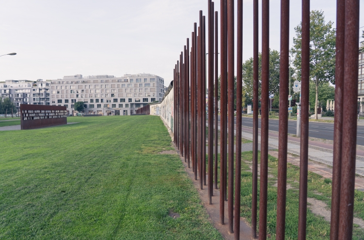 Teile der Berliner Mauer im Mauerpark