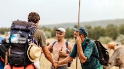 Love Moldova trekking - chance meetings on the way